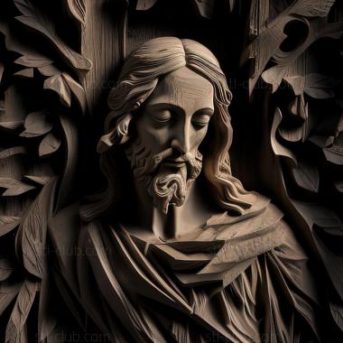 3D model st jesus (STL)